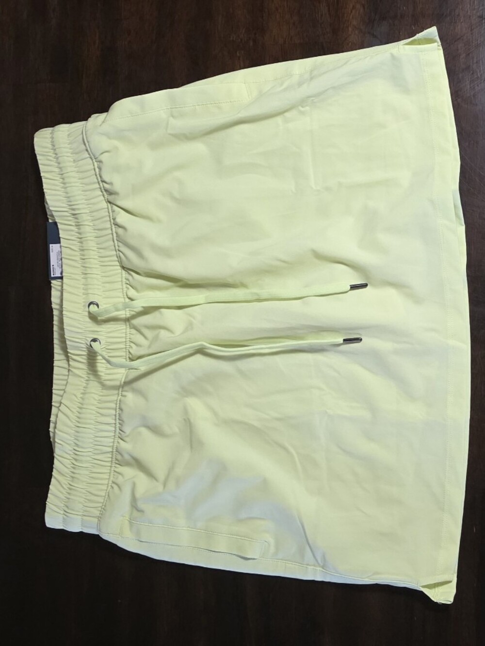 Neon Green Athetic Skort with Drawcord Waist
